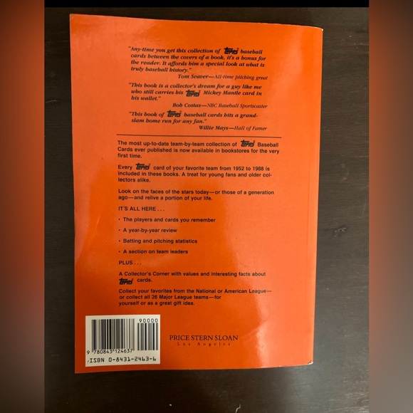 🛍️FOUR 4 THIRTY🛍️ Topps Baseball Cards Of The Detroit Tigers 1952-1988 Paperback - Picture 13 of 14